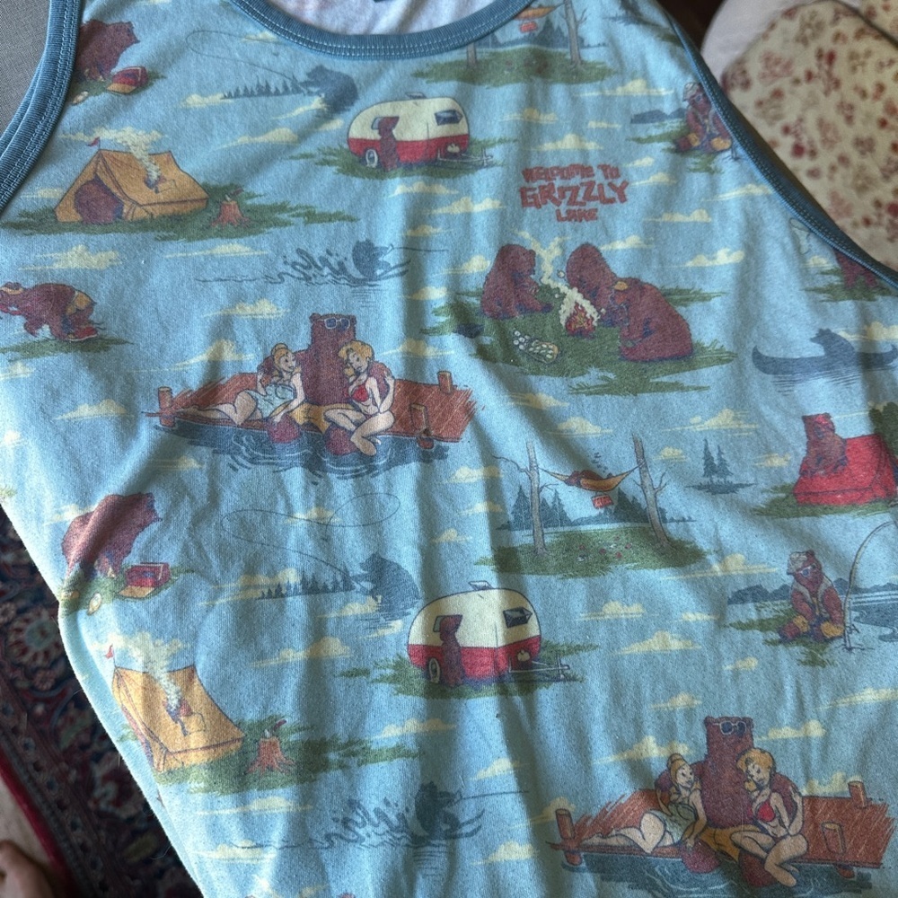Men’s element welcome to frizz lake tank top - Picture 2 of 6